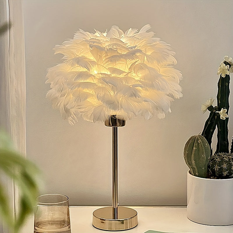 Modern Design Feather Lamp