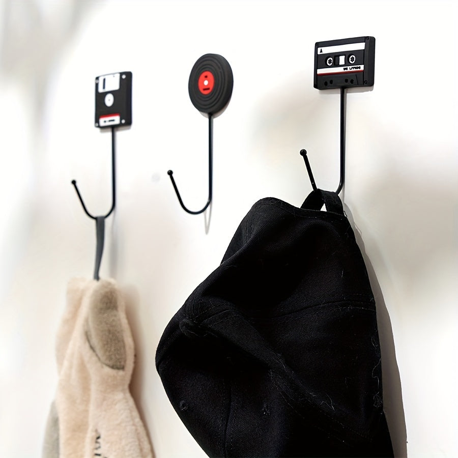Modern Vinyl Wall Hook Set