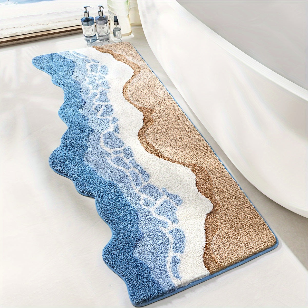 Beach Wave Design Mat