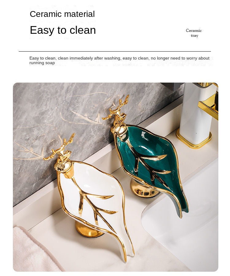 Leaf Shaped Soap Holder