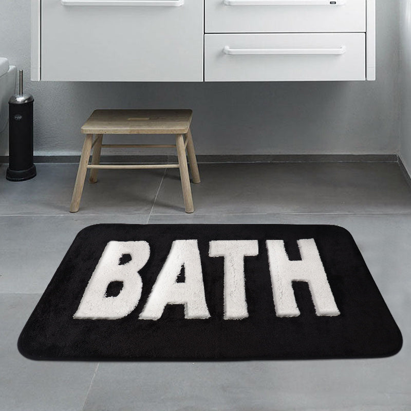 Modern "BATH" Rug