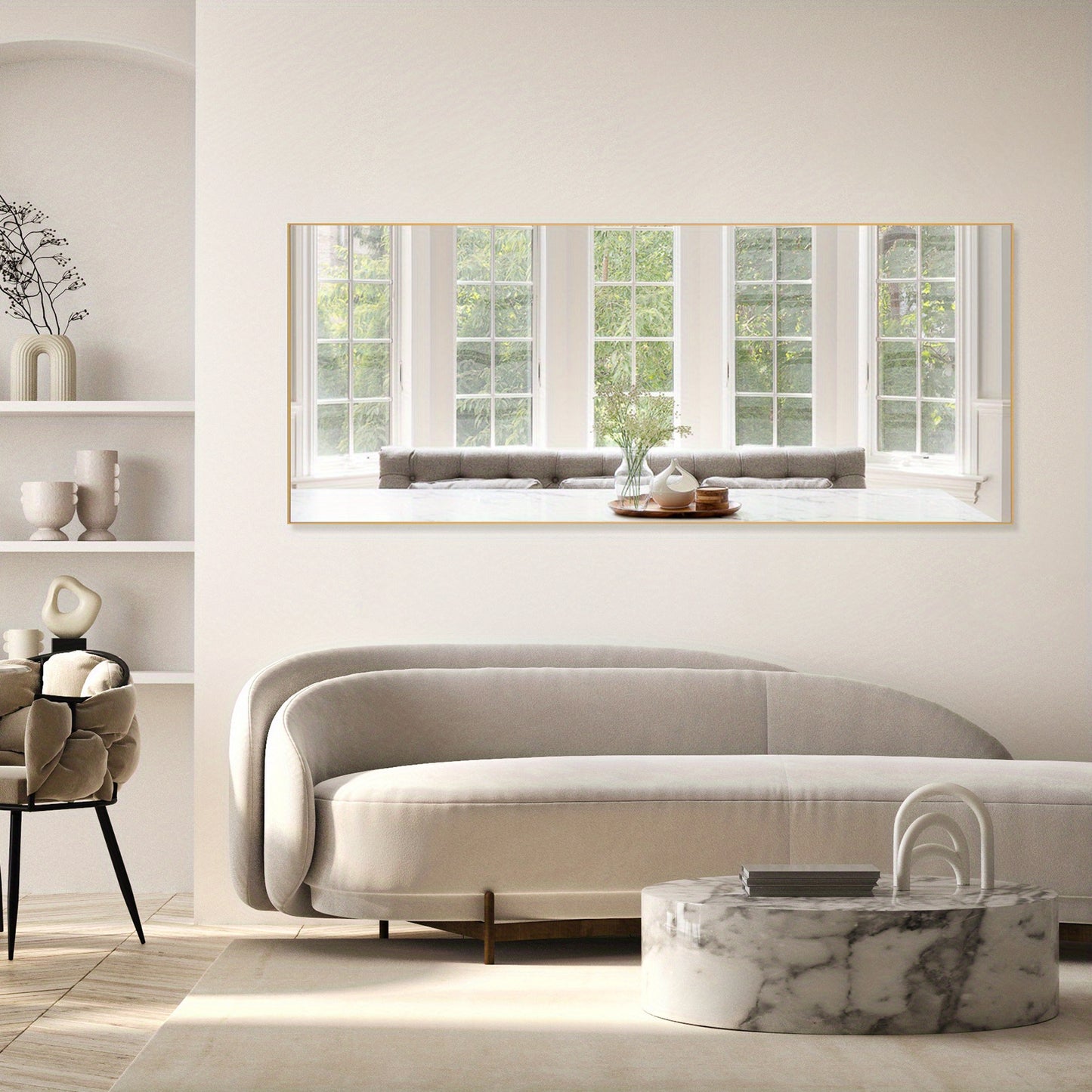 Modern Full Length Mirror with Stand