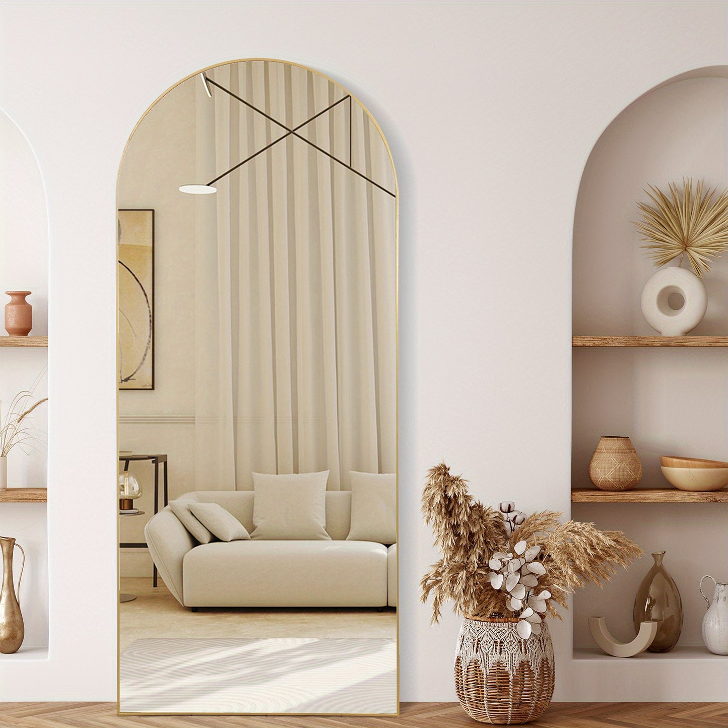 Modern Full Length Mirror with Stand