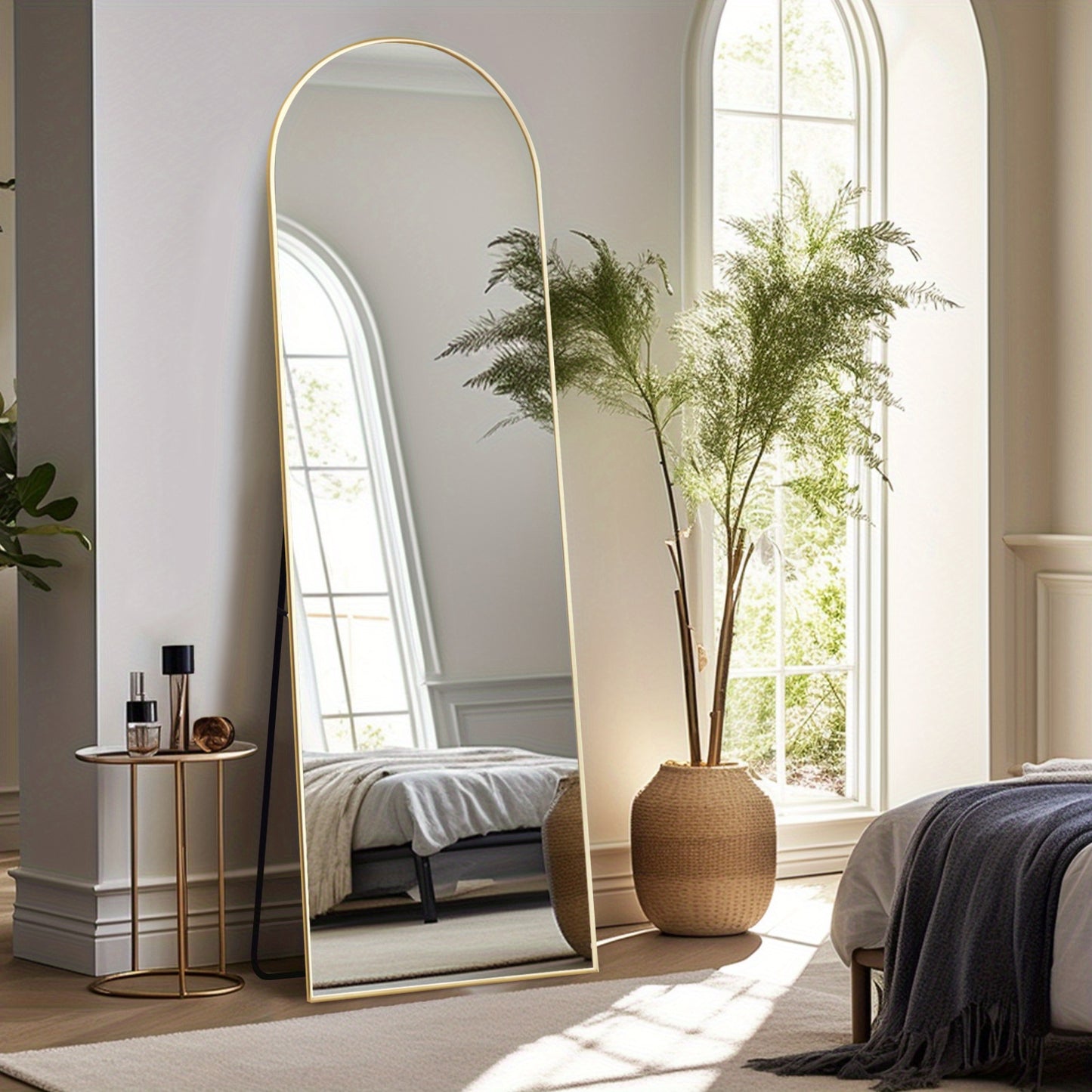 Modern Full Length Mirror with Stand