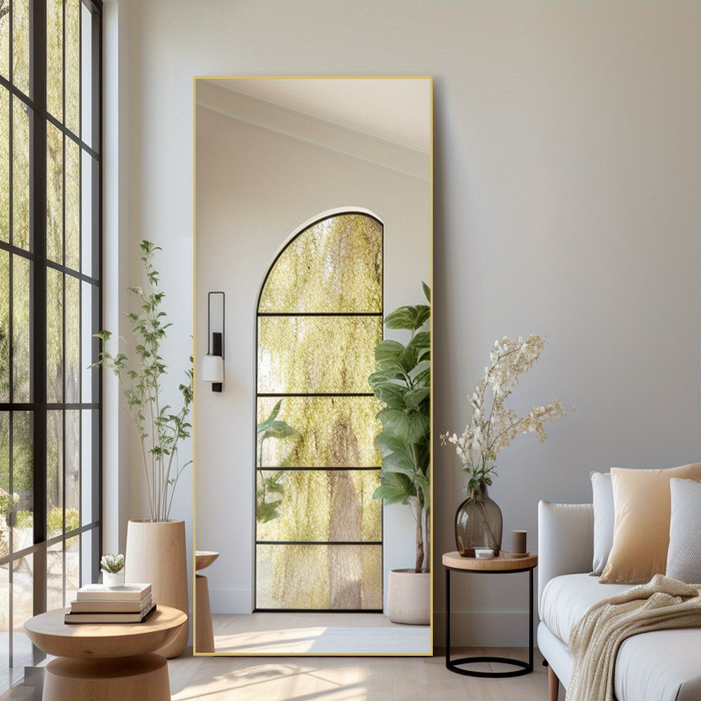Modern Full Length Mirror with Stand