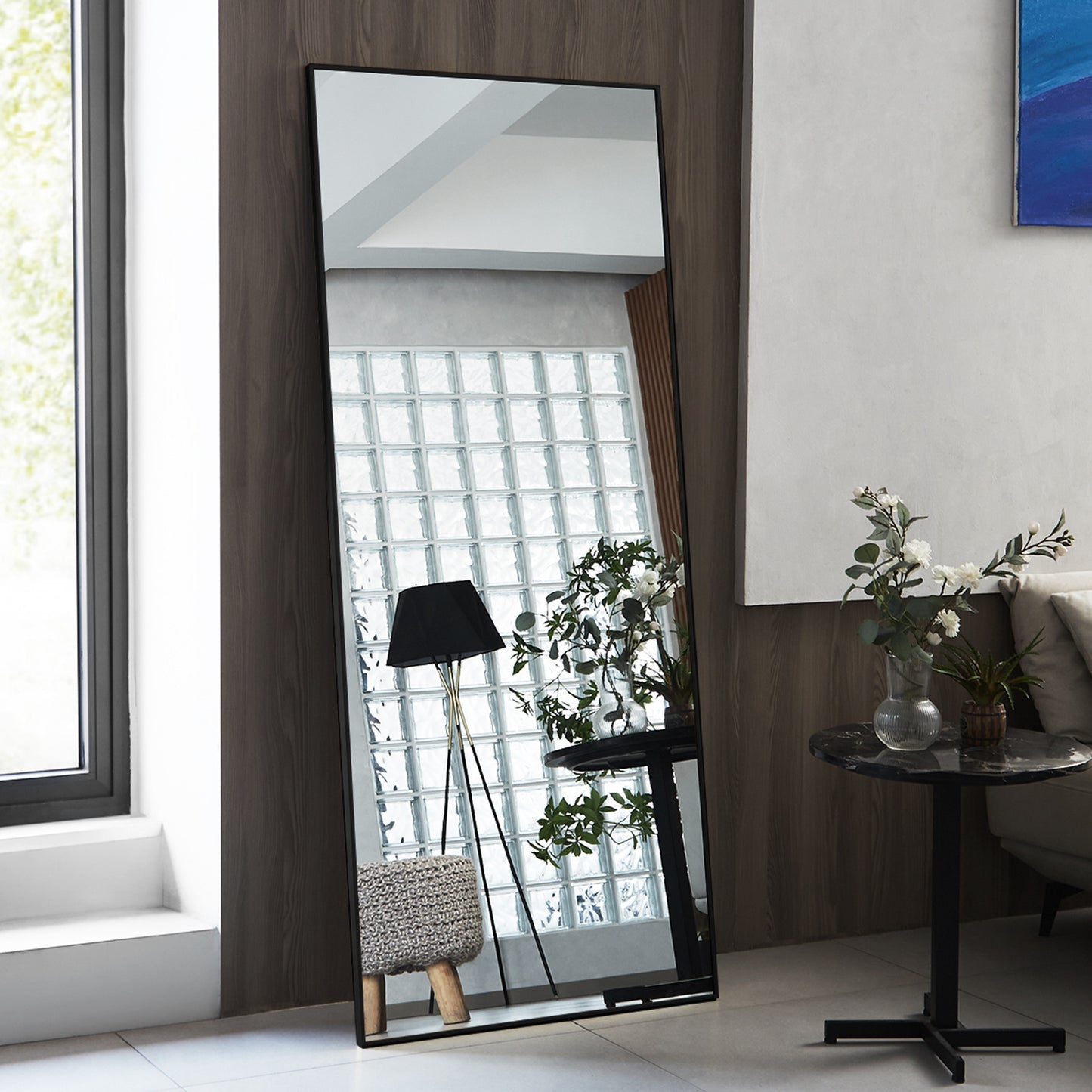 Modern Full Length Mirror with Stand