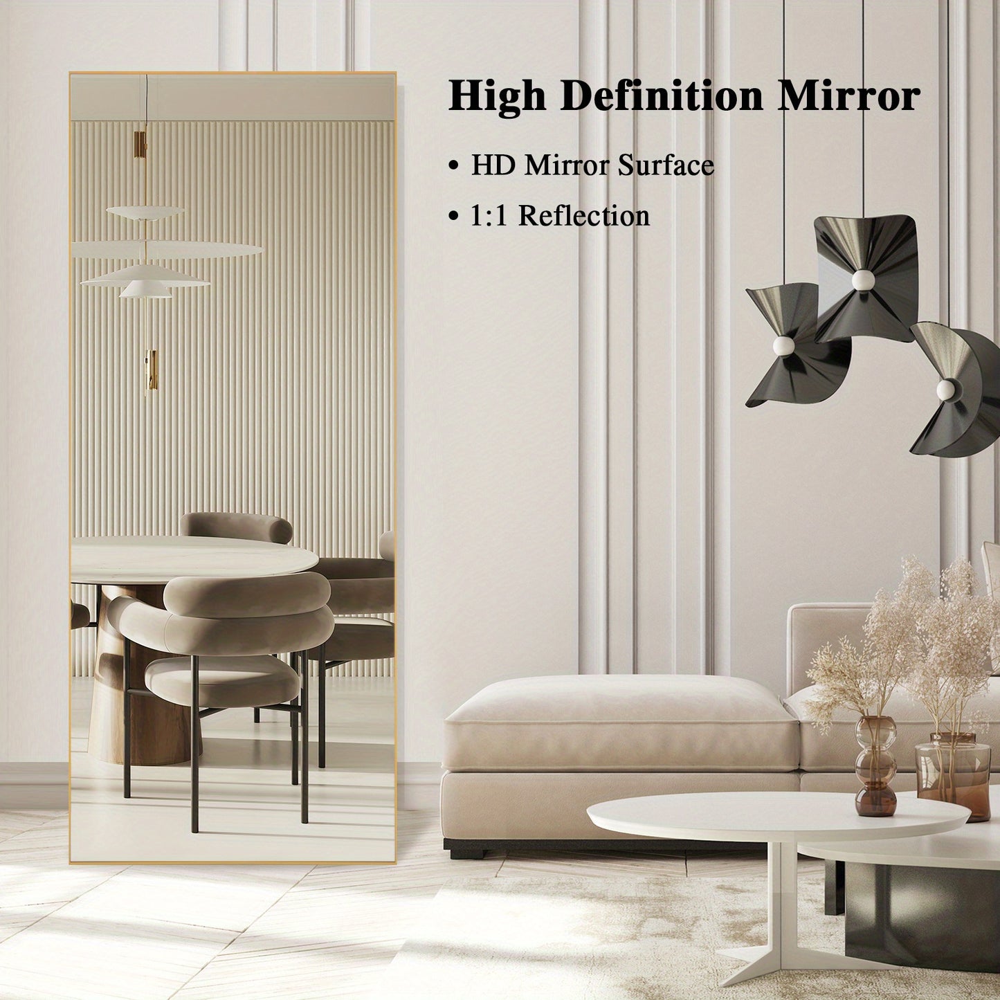 Modern Full Length Mirror with Stand