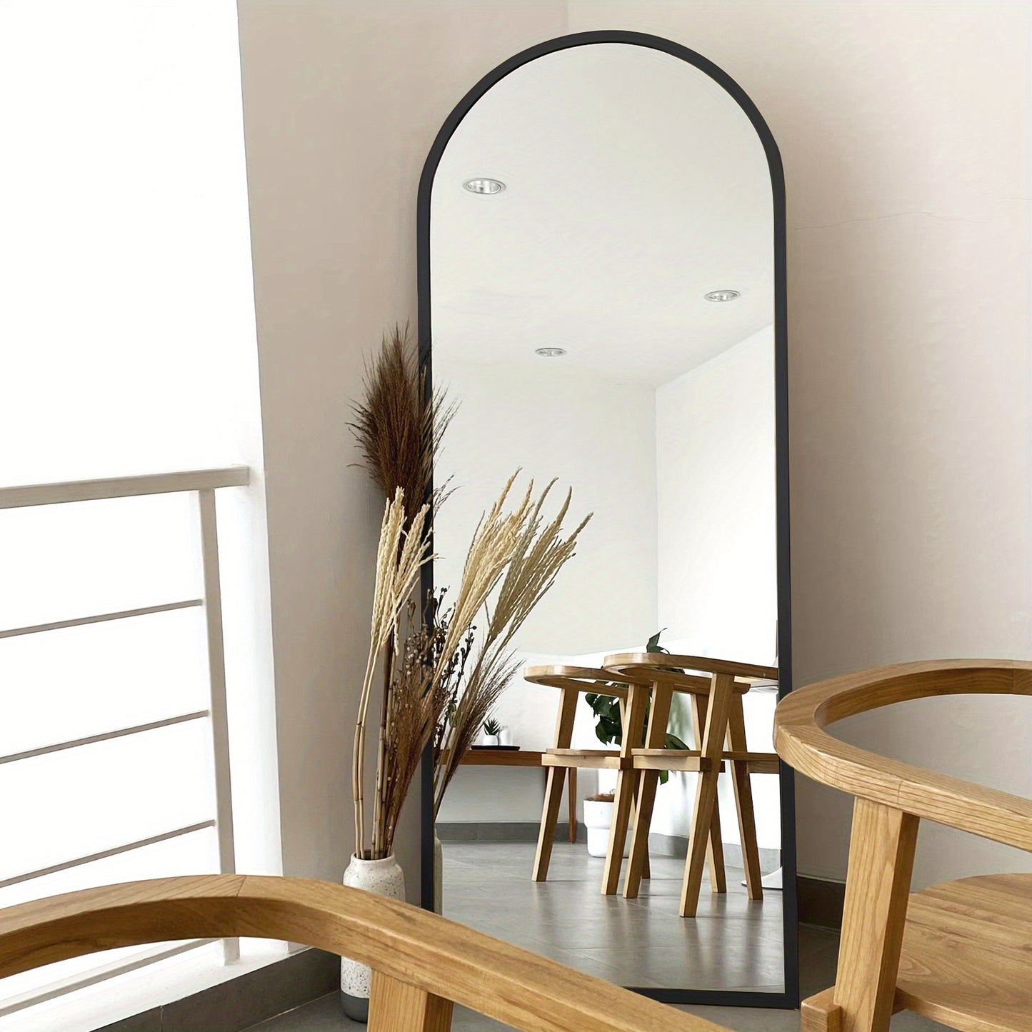 Modern Full Length Mirror with Stand