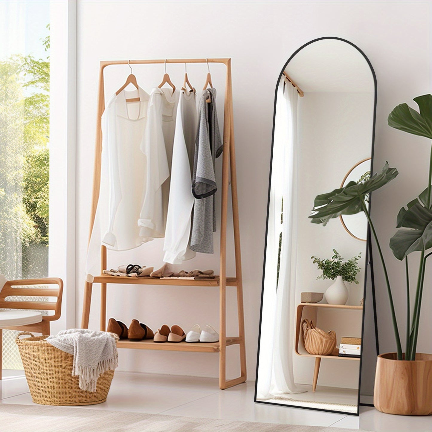 Modern Full Length Mirror with Stand