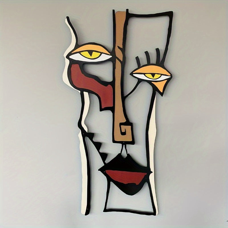 Abstract Picasso Style Wall Sculpture