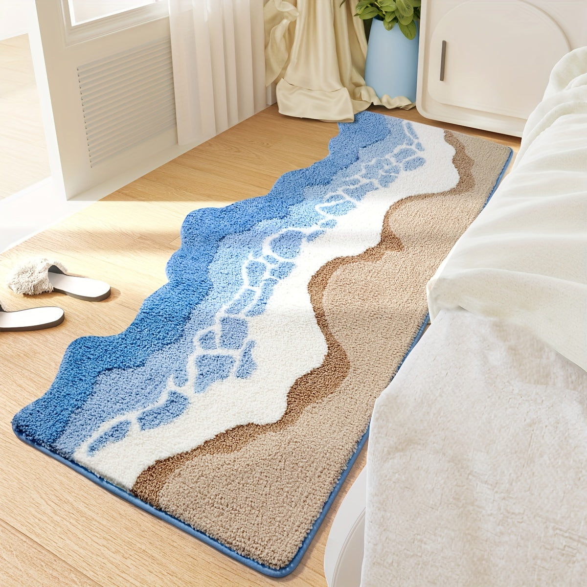 Beach Wave Design Mat