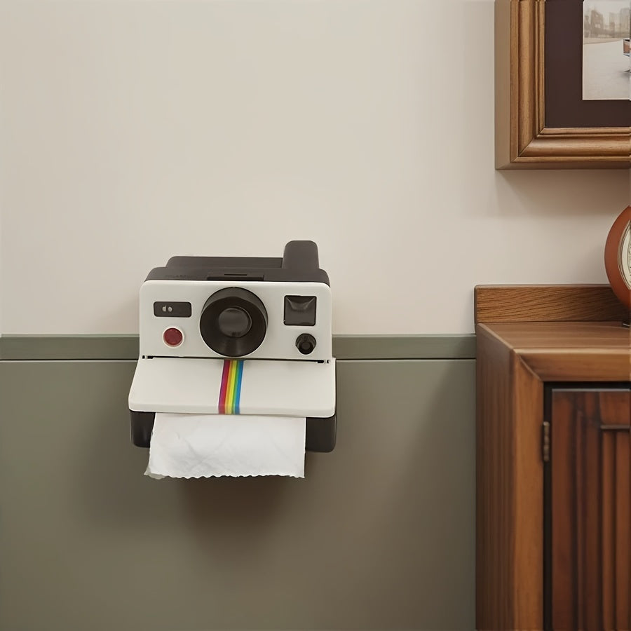 Retro Camera Design Novelty Toilet Paper Holder