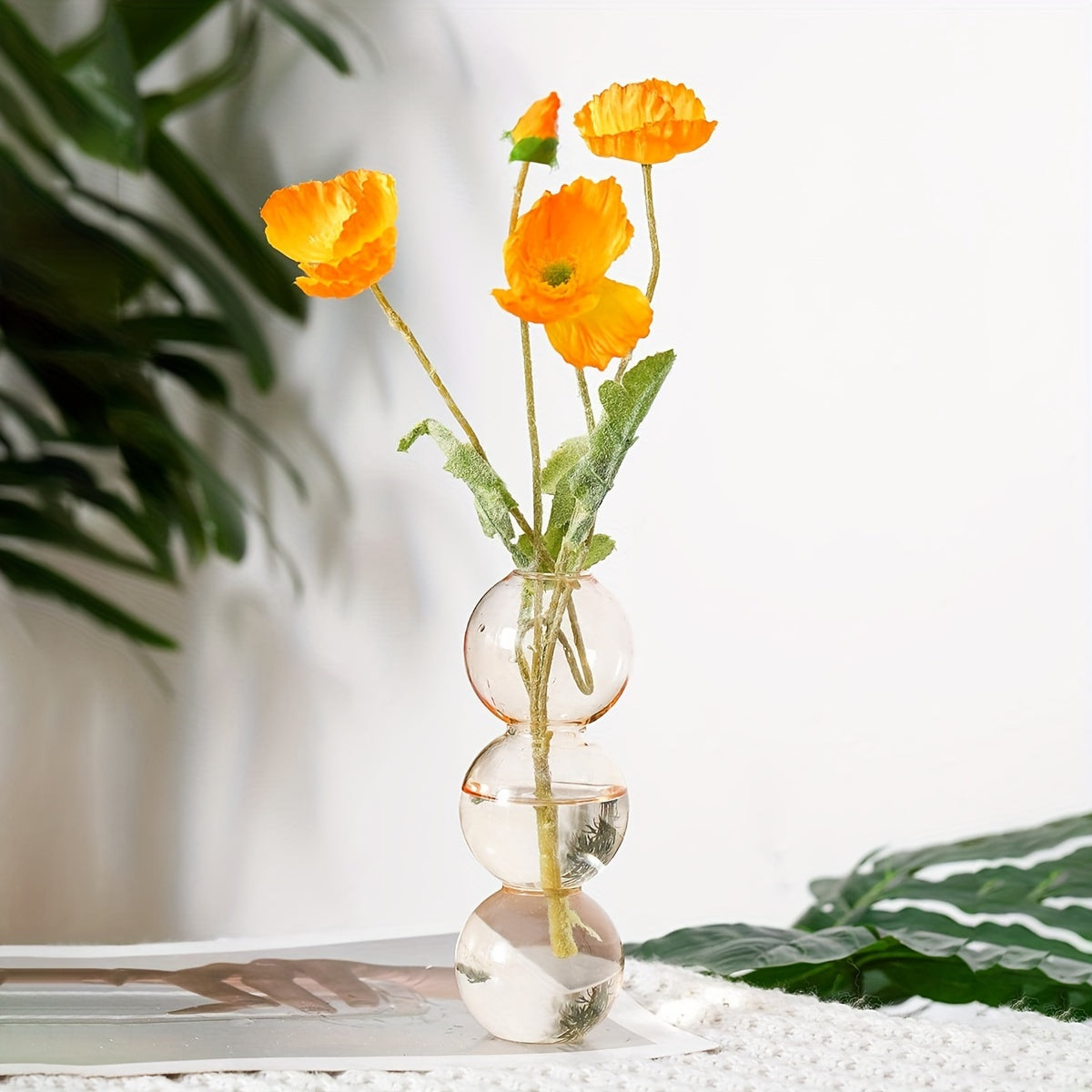 Chic Glass Bubble Vase