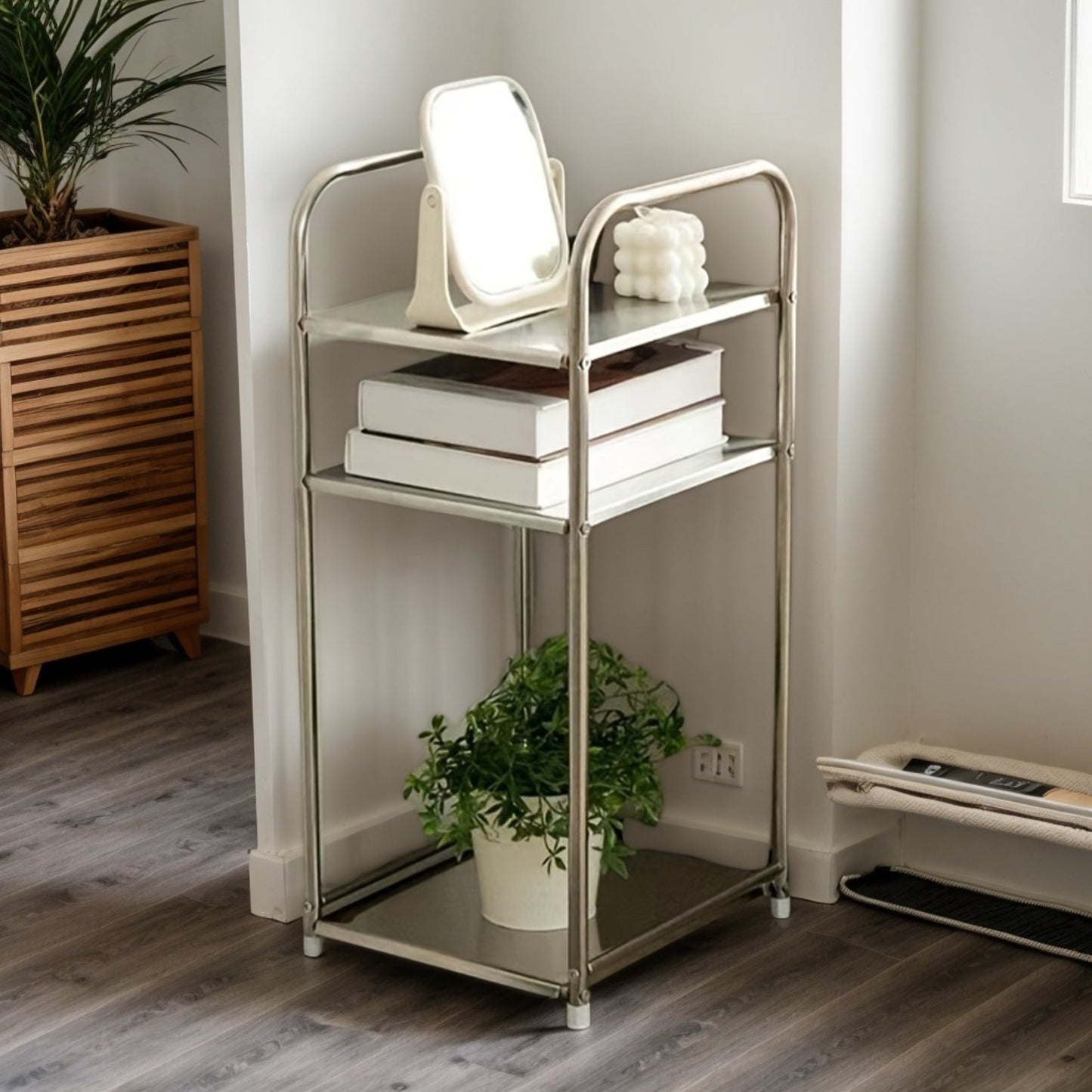 3-Tier Stainless Steel Multi-Purpose Storage Rack