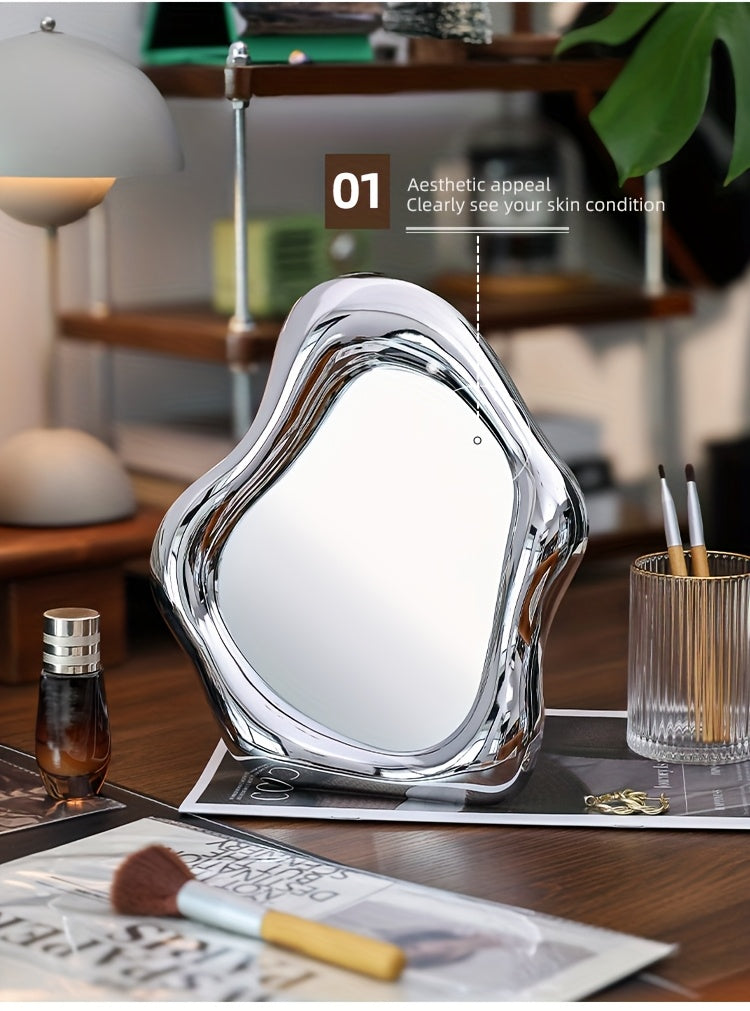 Wavy Cloud Mirror