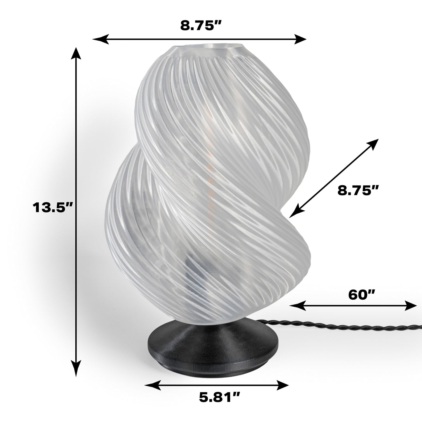 ArtVisual Volcano Accent Lamp
