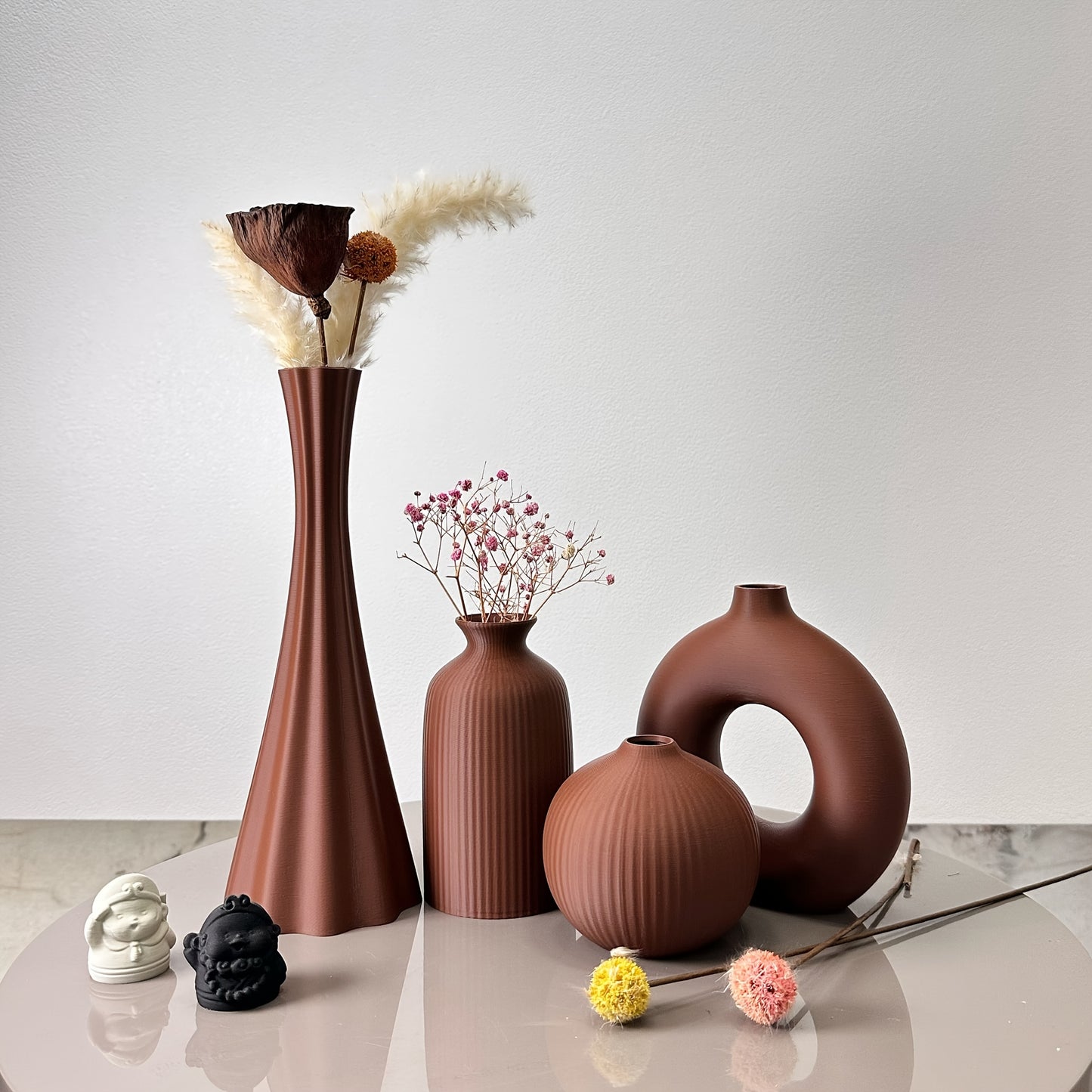 Modern Boho Style Vase Set