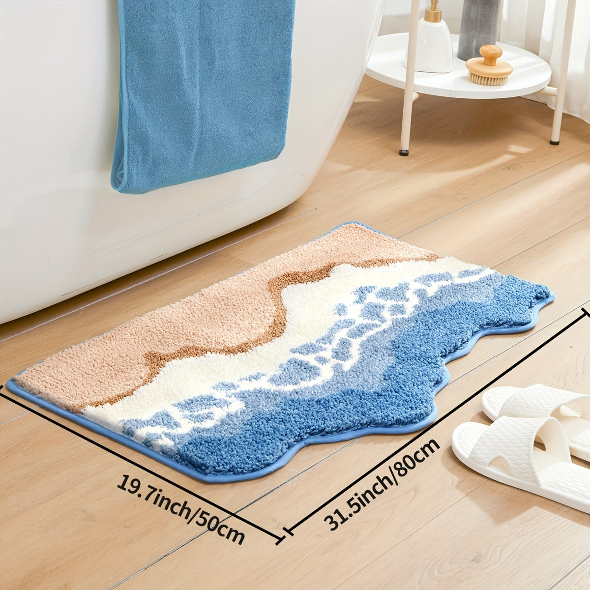 Beach Wave Design Mat