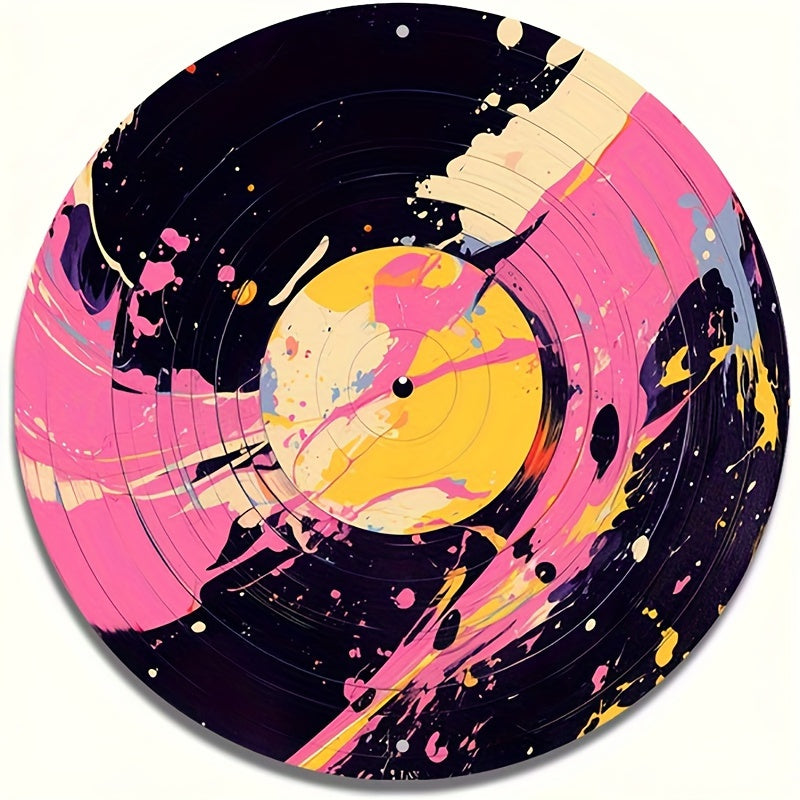 Modern Vinyl Record Desk Sign