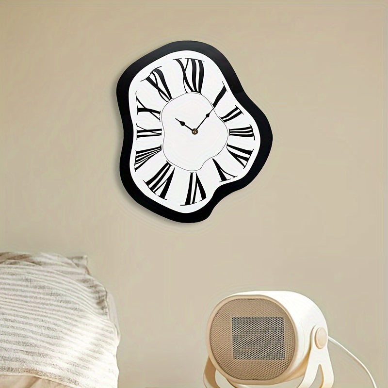 Melting Roman Numerals Wall Clock