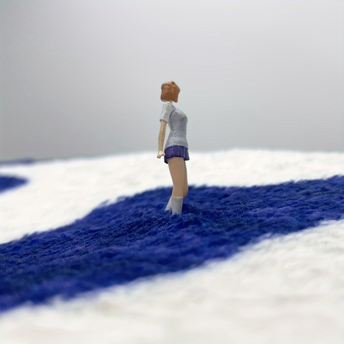 Modern Caution Bath Rug