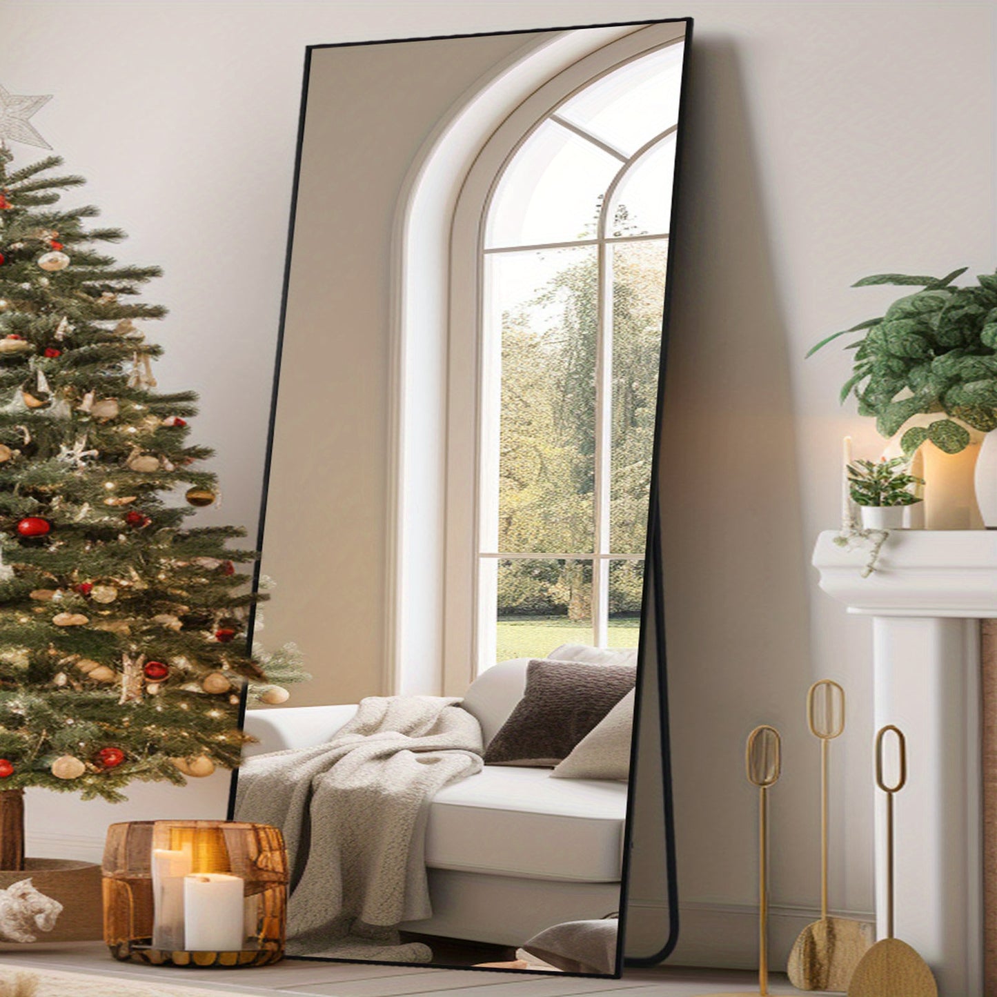 Modern Full Length Mirror with Stand