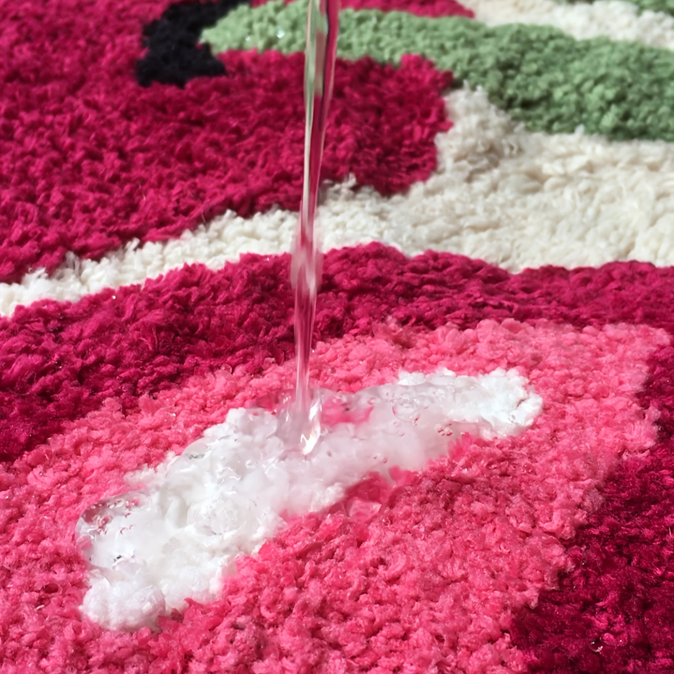 Modern Cherry Fruit Pattern Rug