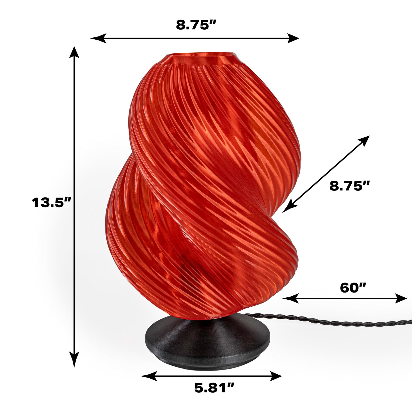 ArtVisual Volcano Accent Lamp