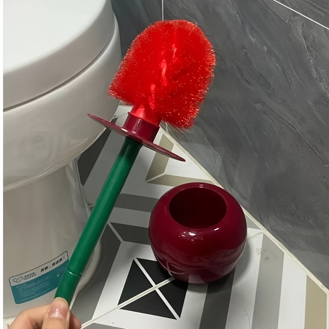 Novelty Cherry-Shaped Toilet Brush