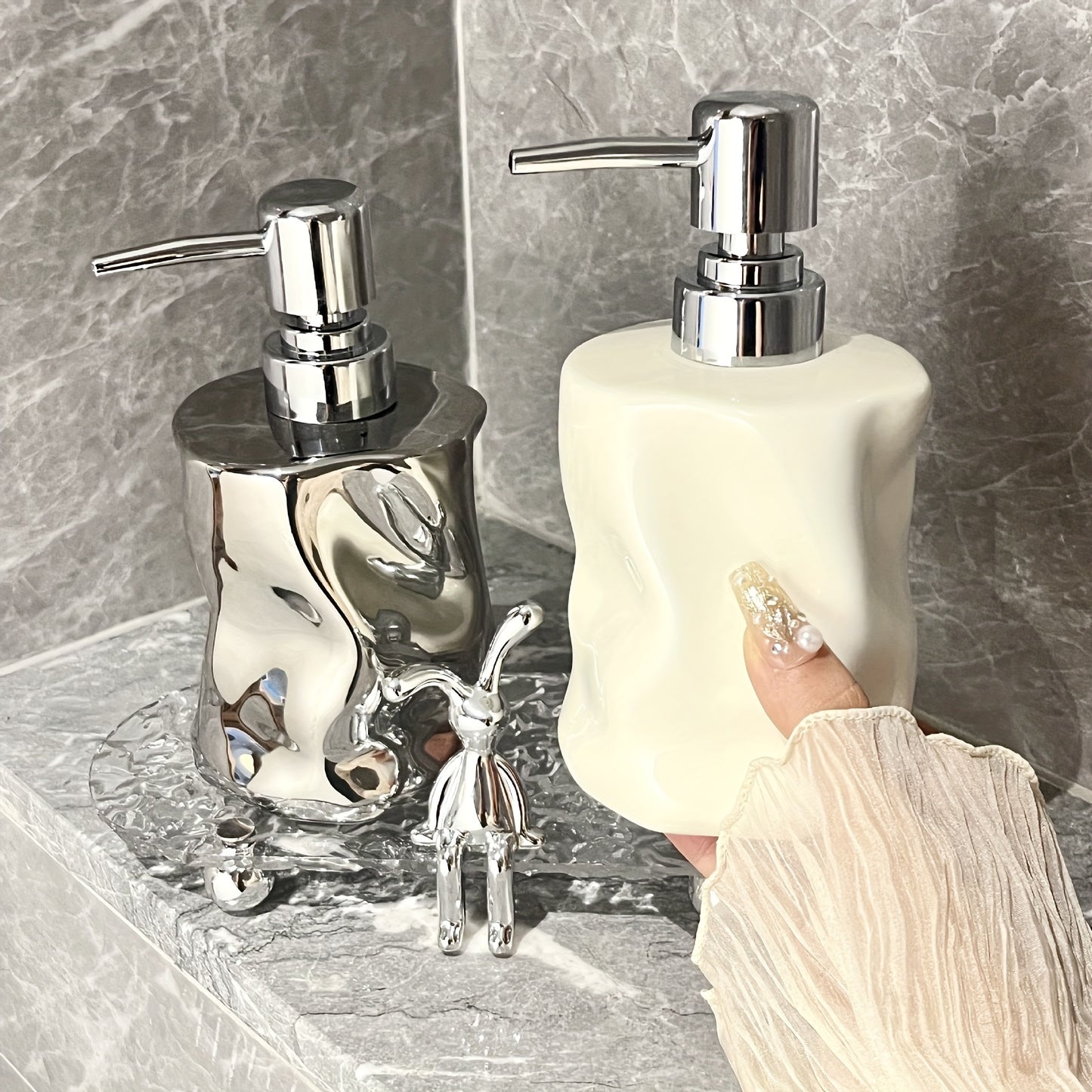 Modern Ceramic Soap Dispenser