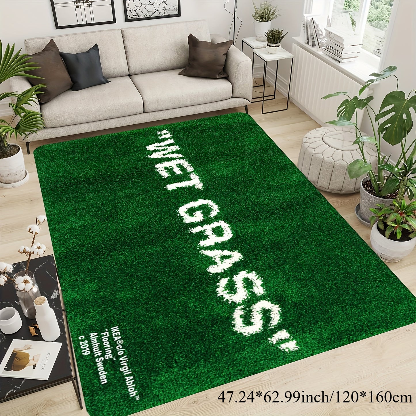 Wet Grass Rug