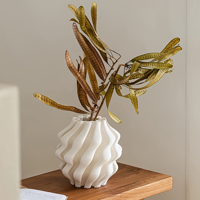 Boho Chic Hydrangea Art Vase