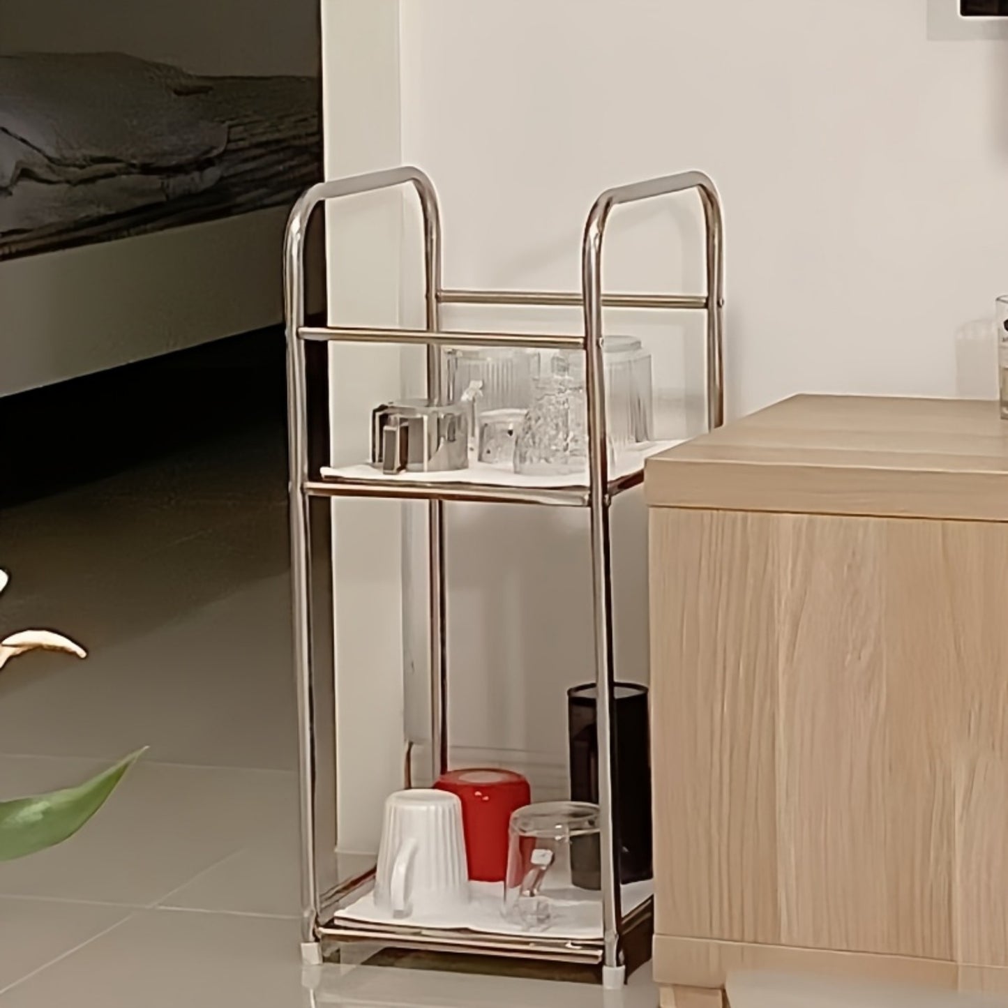 3-Tier Stainless Steel Multi-Purpose Storage Rack