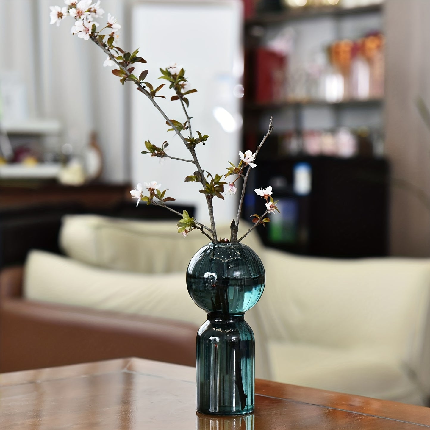 Modern Streak Glass Hydroponic Vase