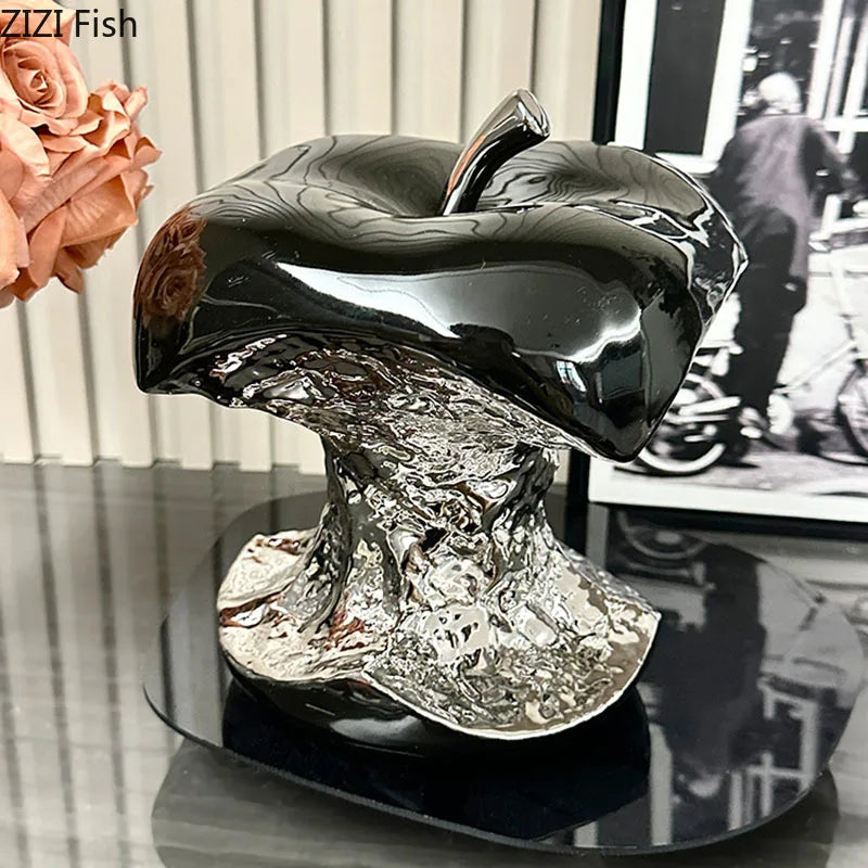 Modern Apple Fruits Statue