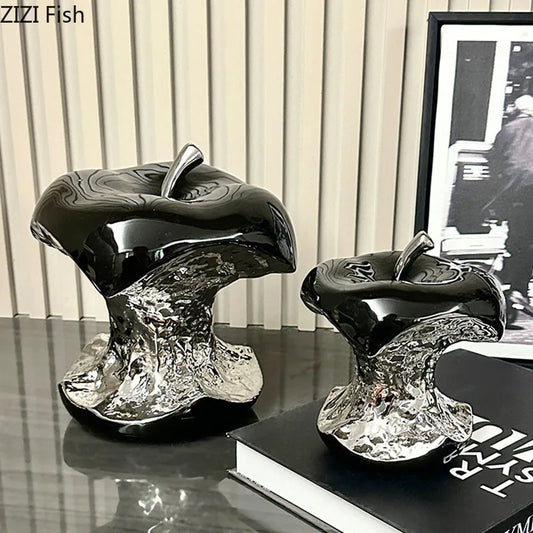 Modern Apple Fruits Statue