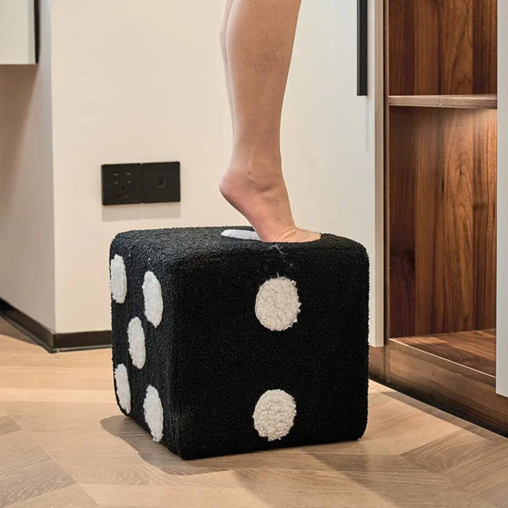 Minimalist Cubic Decor Stool