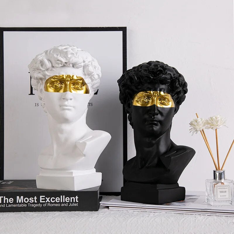Modern Abstract Design of Statue of David