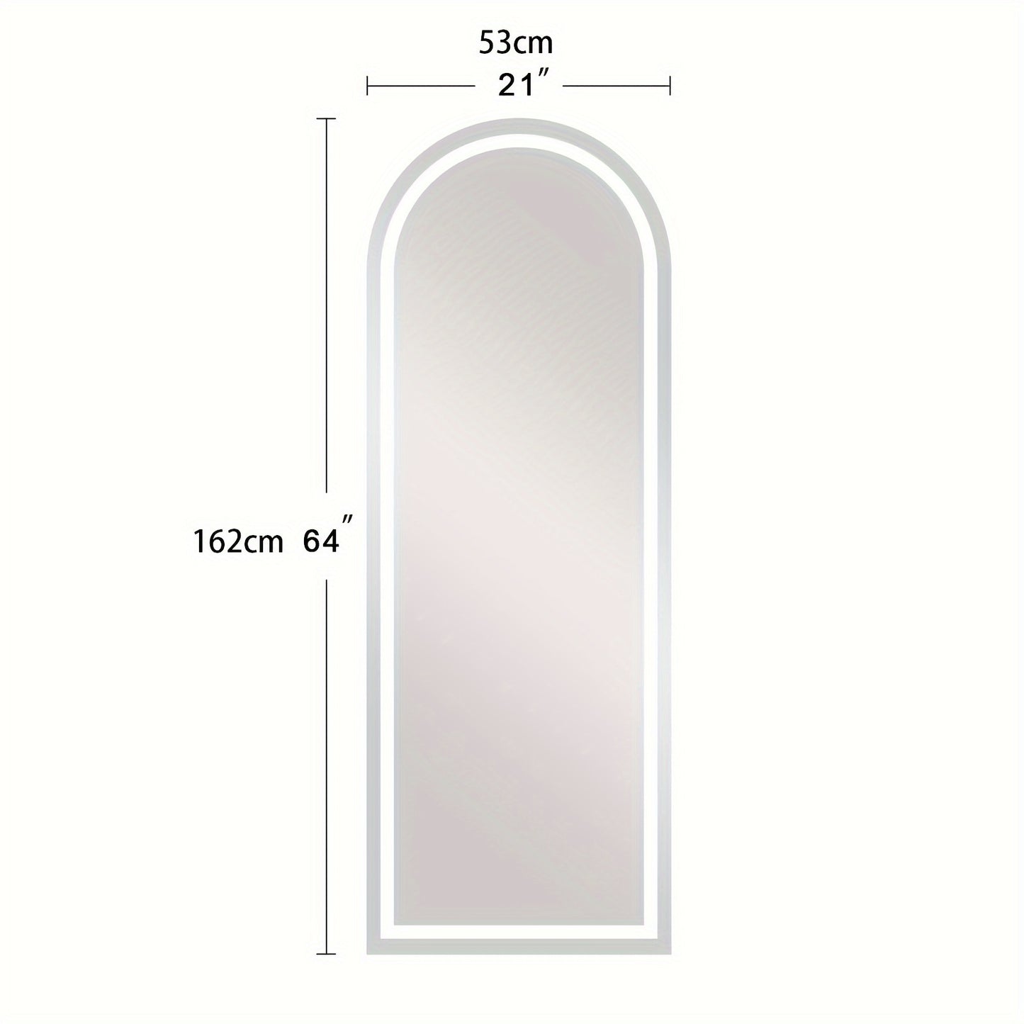 Elegant Arched Full-Length Mirror
