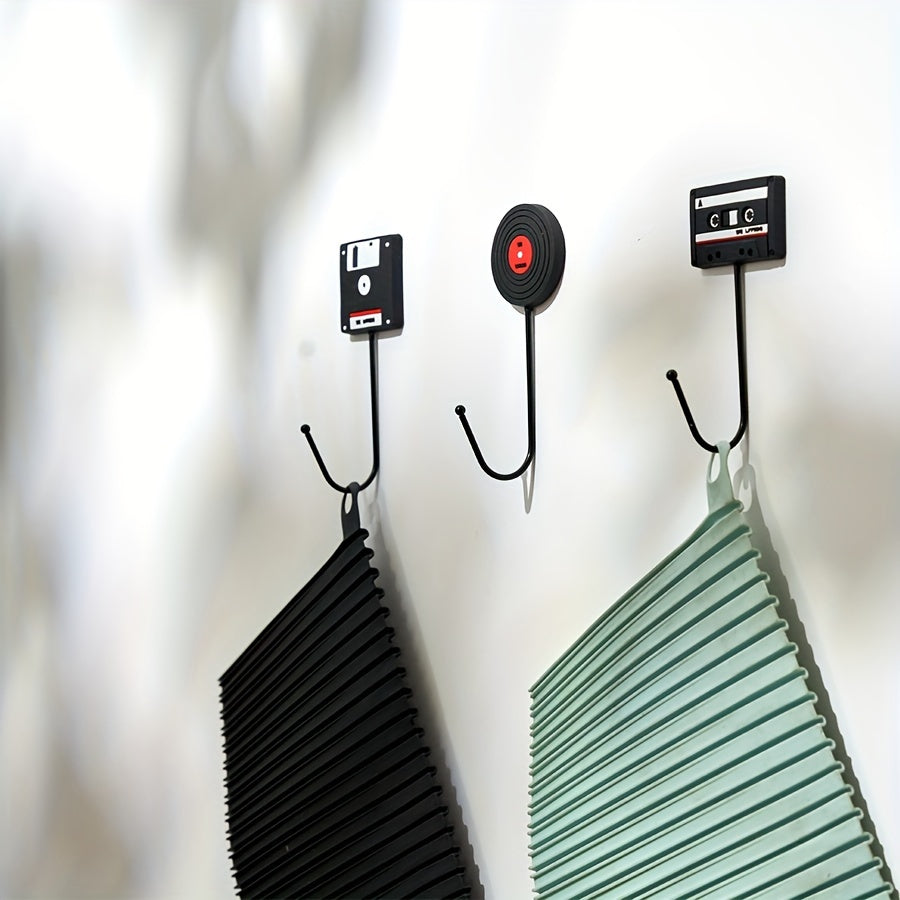 Modern Vinyl Wall Hook Set
