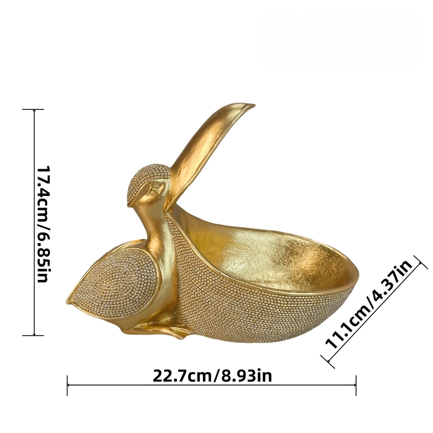 Art Decor Resin Pelican Sculpture
