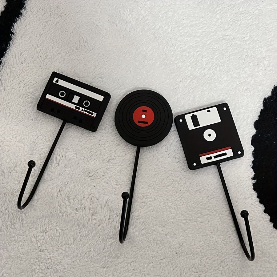 Modern Vinyl Wall Hook Set