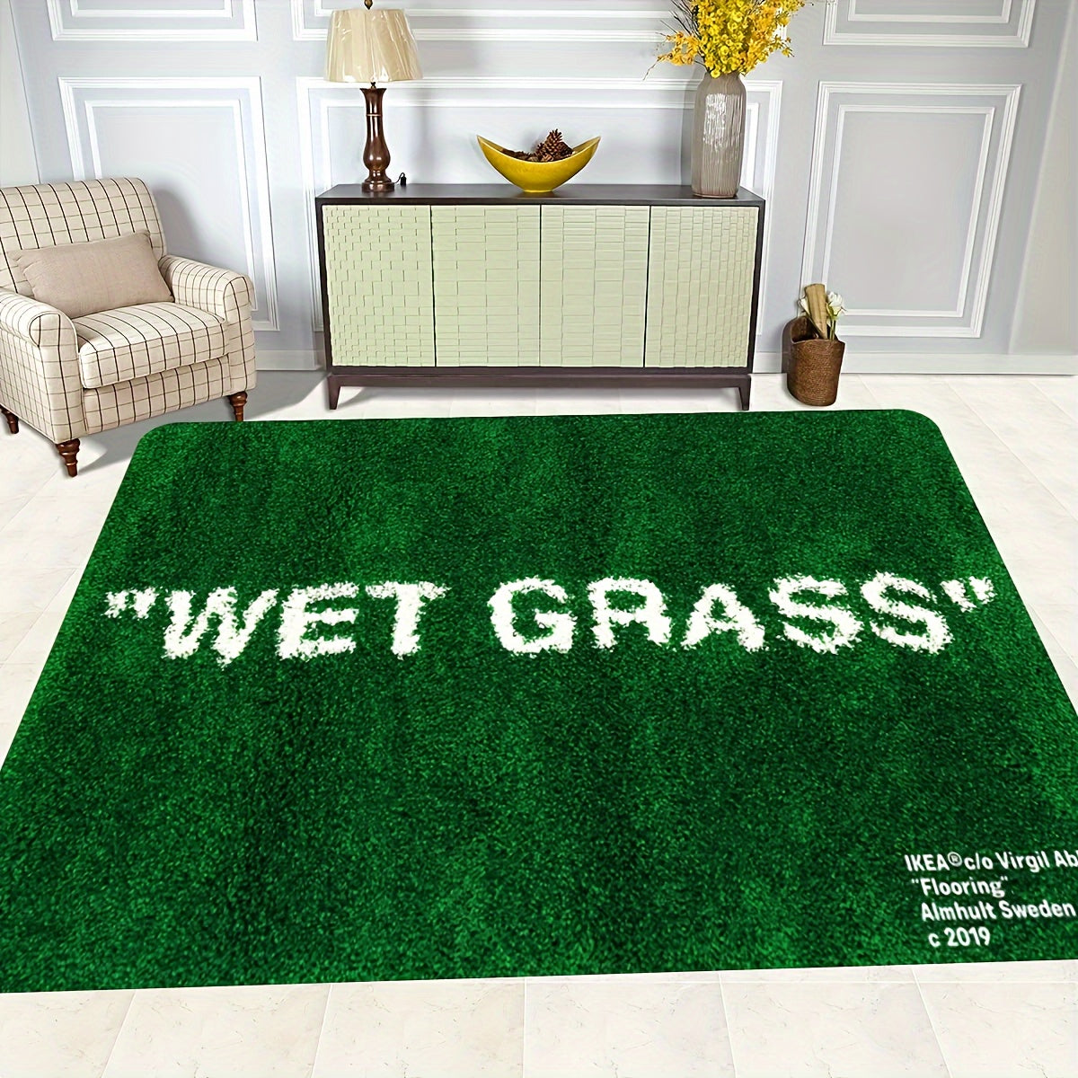 Wet Grass Rug