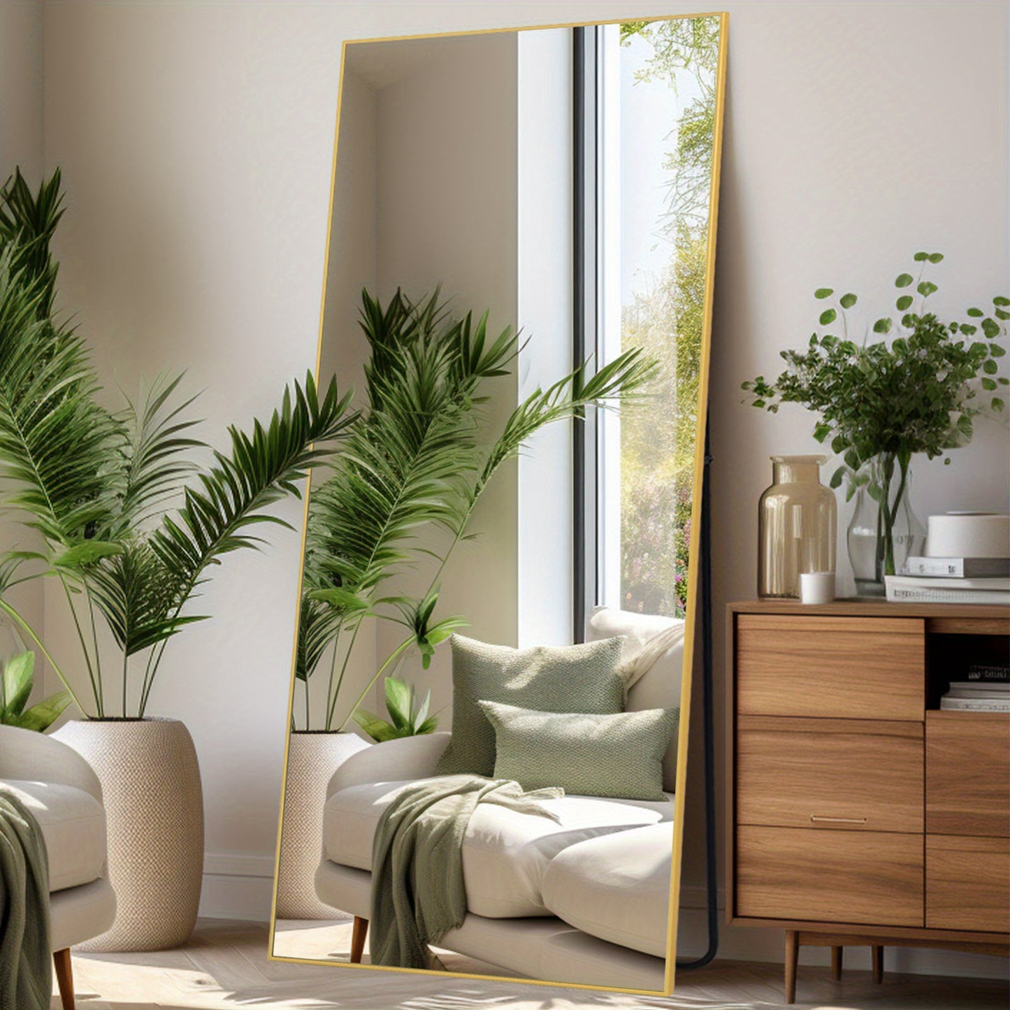 Modern Full Length Mirror with Stand