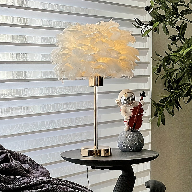 Modern Design Feather Lamp
