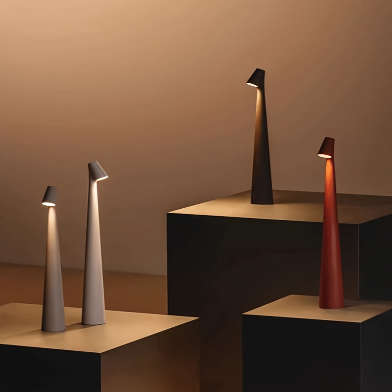 Sleek Cone Modern Touch-Controlled Table Lamp
