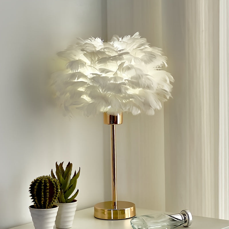 Modern Design Feather Lamp