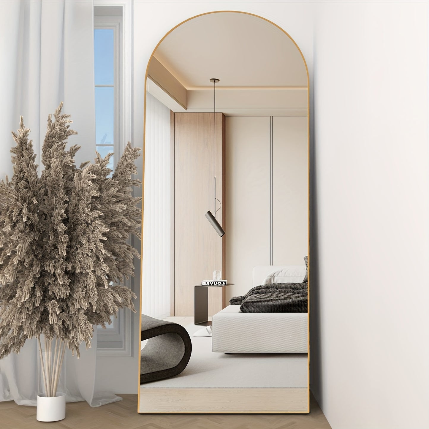 Elegant Arched Full-Length Mirror