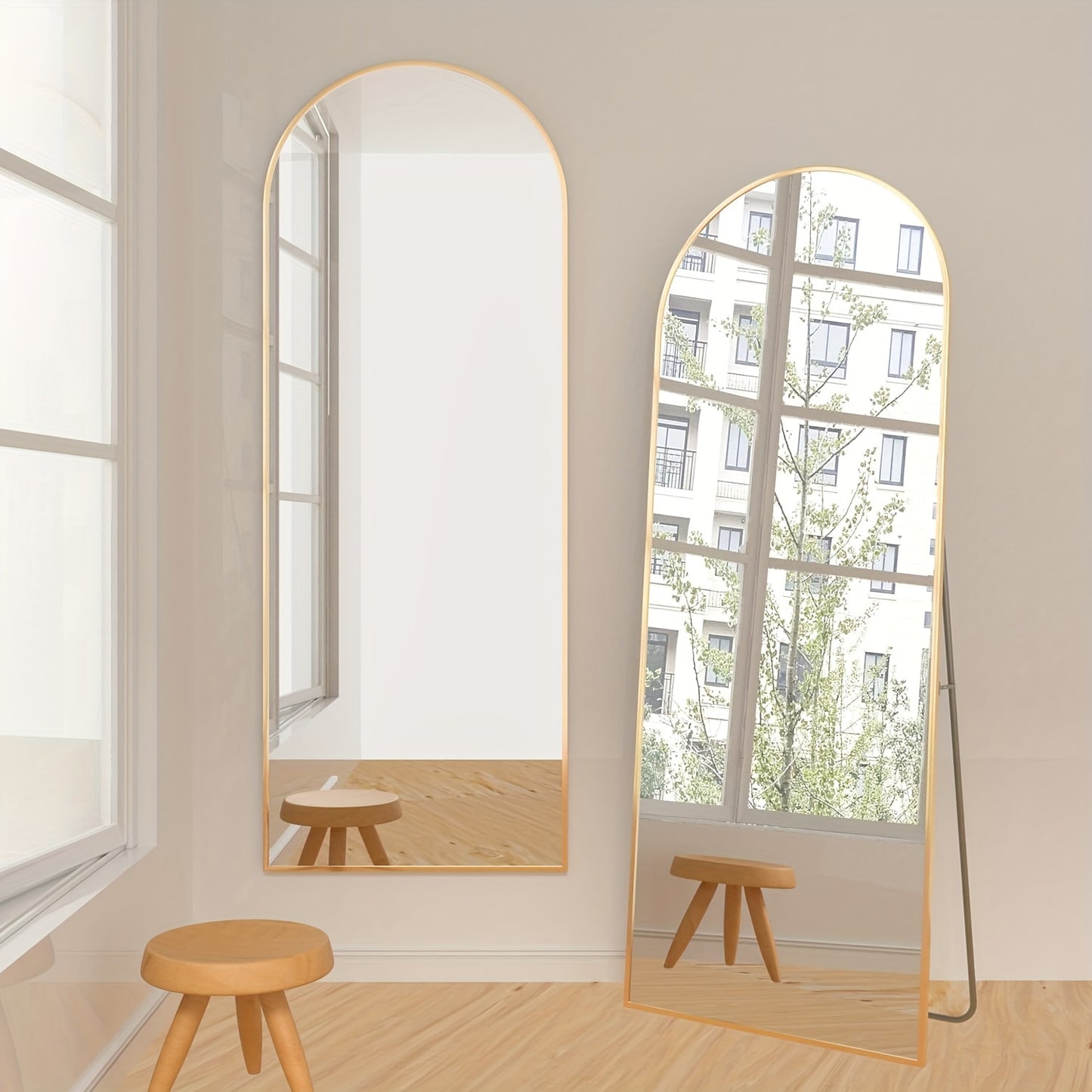 Elegant Arched Full-Length Mirror