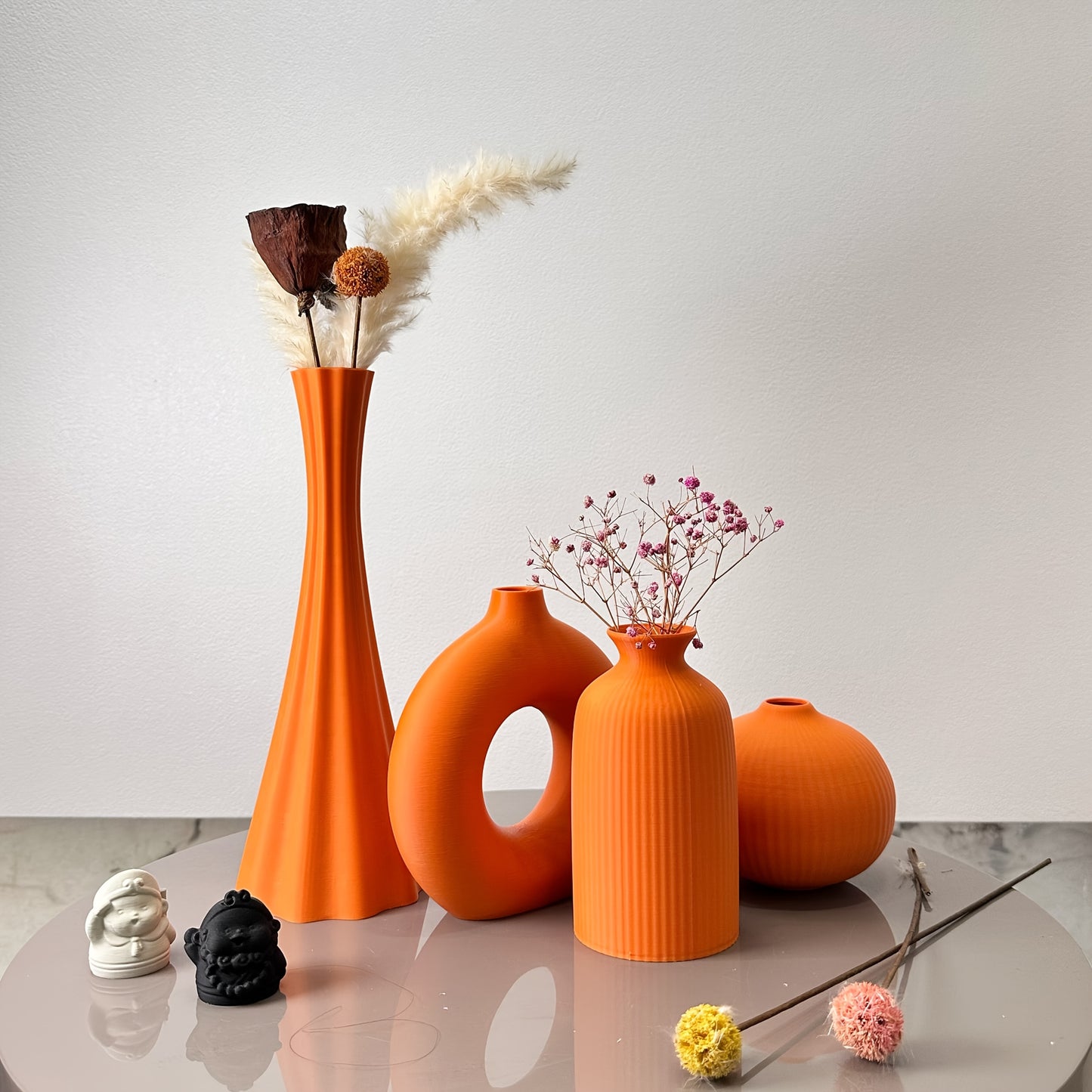 Modern Boho Style Vase Set